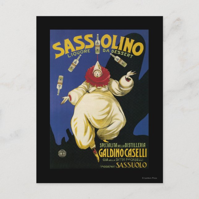 Carte Postale Sassolino Liquore da Dessert (Devant)