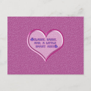 Carte Postale Sassy Heart