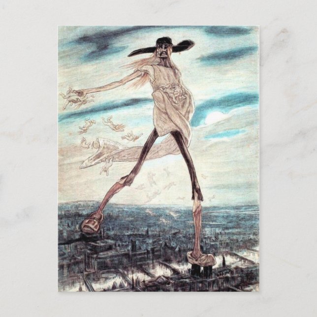 Carte postale Satan Sowing Tares (Devant)