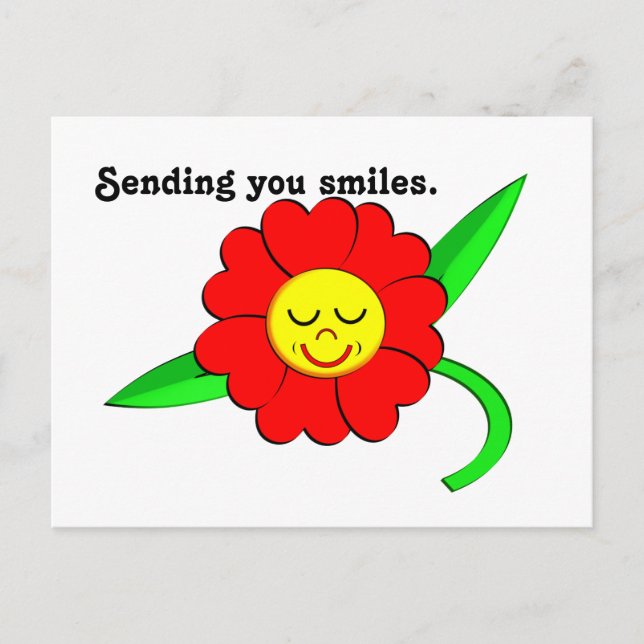 Carte Postale satisfait (Devant)