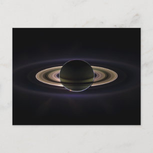 Carte Postale Saturn Eclipse