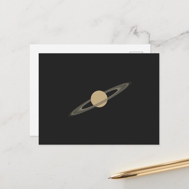 Carte Postale Saturno (Devant/Arrière en situation)