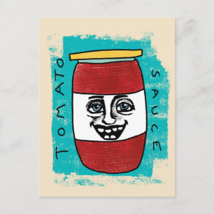 Carte postale Sauce tomate