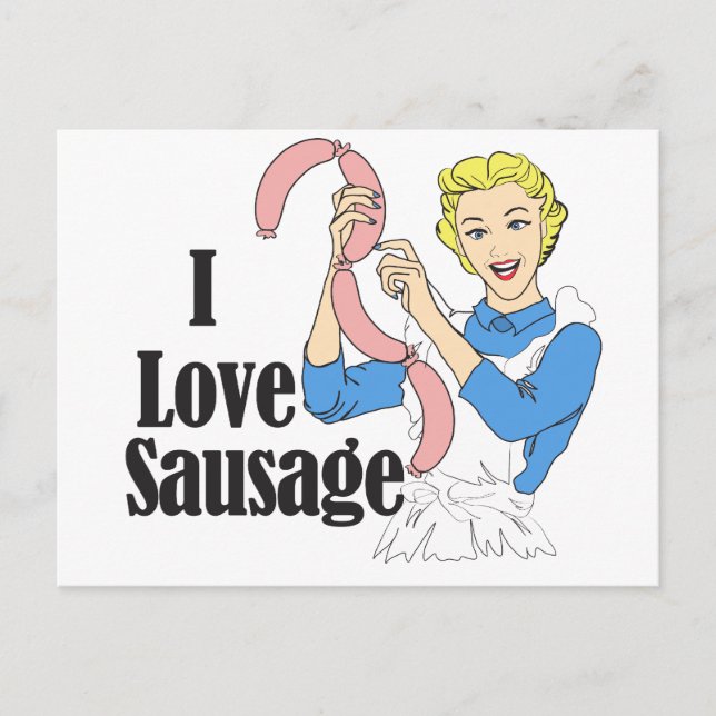 Carte Postale Saucisse (Devant)