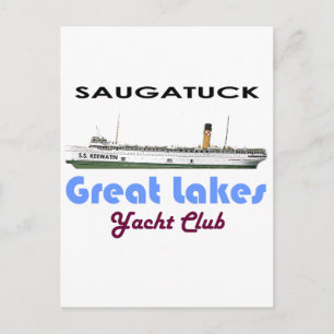 Carte Postale Saugatuck Douglas Michigan Yacht Club Grands Lacs