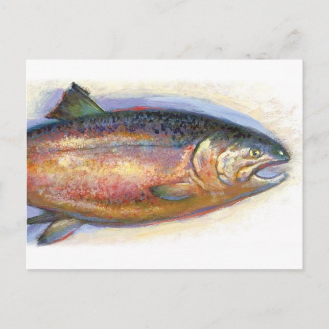 Carte postale saumon (Devant)