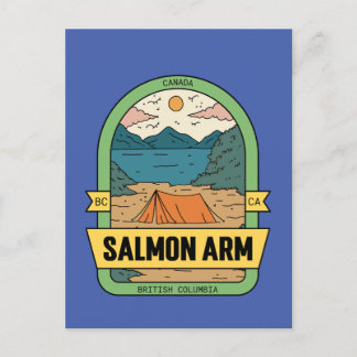 Carte Postale Saumon Arm Colombie-Britannique Canada Souvenir