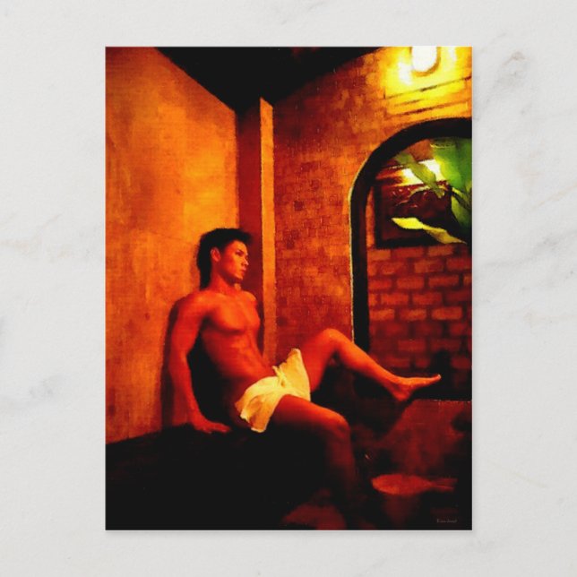 Carte Postale Sauna Dreams Asiatiques (Devant)