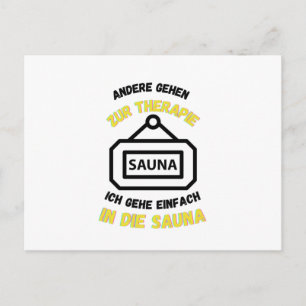 Carte Postale Saunas D'autres Vont En Thérapie Saunas