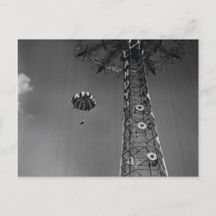 Carte Postale Saute en parachute sur l'île Coney