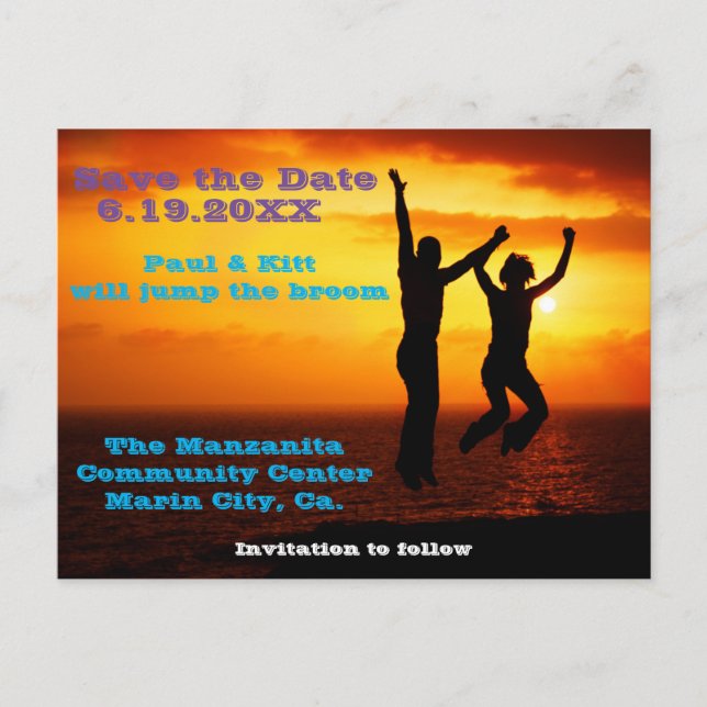 Carte Postale Sauter la chambre (Devant)