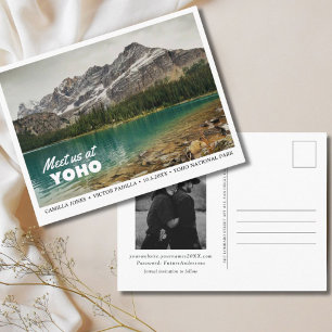 Carte postale 'Sauver la date' du parc national Yo