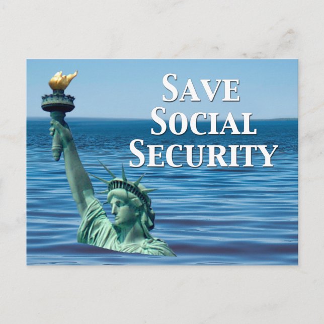 Carte Postale Sauver la sécurité sociale (Devant)