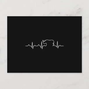 Carte Postale sauver le rythme cardiaque de la journée rhino pou