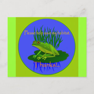 Carte Postale Sauver l'habitat