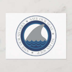 Carte Postale sauver nos requins