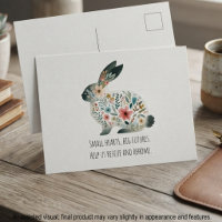Sauvetage de lapins floraux pastel au sauge aimant