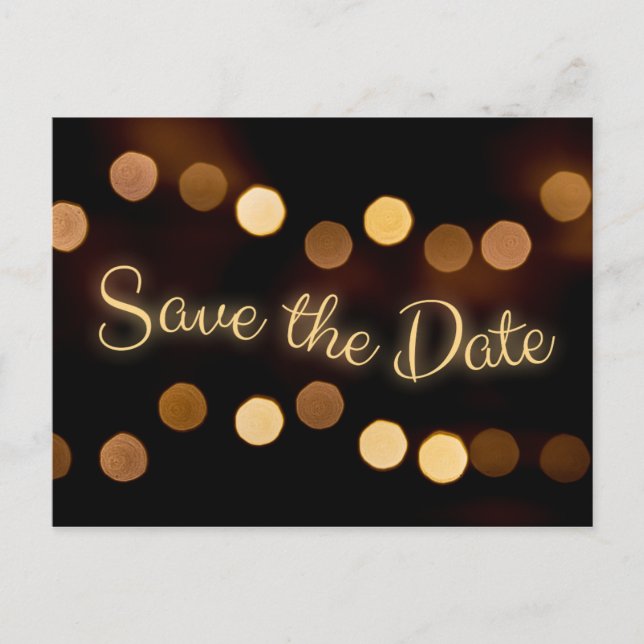 Carte Postale Sauvez la date Einladungskarte zur Hochzeit! (Devant)