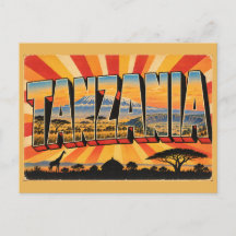 Savane de montagne enneigée de Tanzanie Vintage