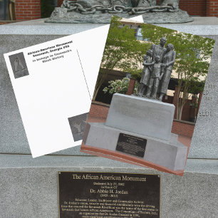 Carte Postale Savannah African-American Monument Photographie