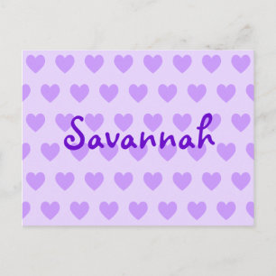 Carte Postale Savannah en violet