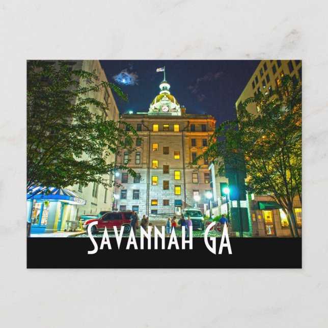 Carte Postale Savannah GA (Devant)