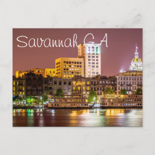Carte Postale Savannah GA