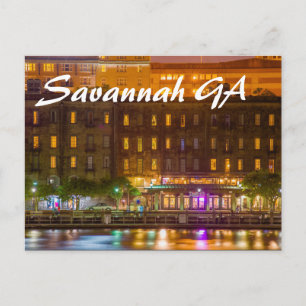 Carte Postale Savannah GA