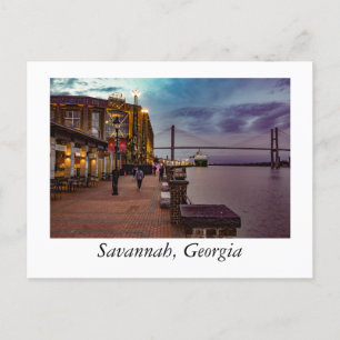 Carte Postale Savannah Georgia
