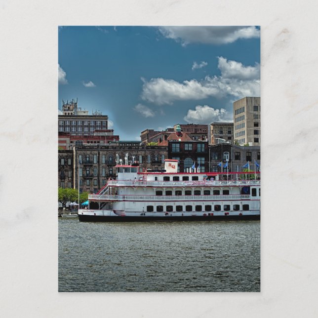 Carte Postale savannah georgia architecture historique ancienne  (Devant)