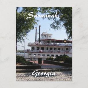 Carte Postale Savannah, Géorgie