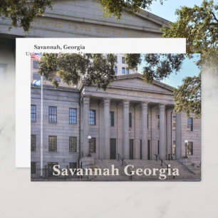 Carte Postale Savannah Géorgie Maison des Douanes photographique