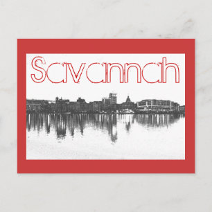 Carte Postale Savannah, Georiga, États-Unis