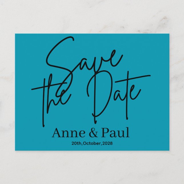 Carte Postale save the date (Devant)