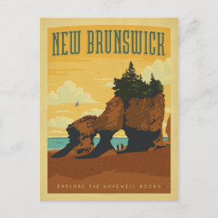 Carte Postale Save the date   Nouveau-Brunswick, Canada