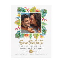 "Save the date" pour mariage | Photo avec frontièr