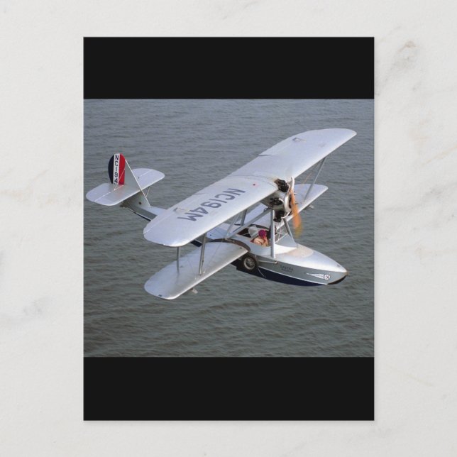 Carte Postale Savoie, Marchetti S-56, 1930_Aviation classique (Devant)