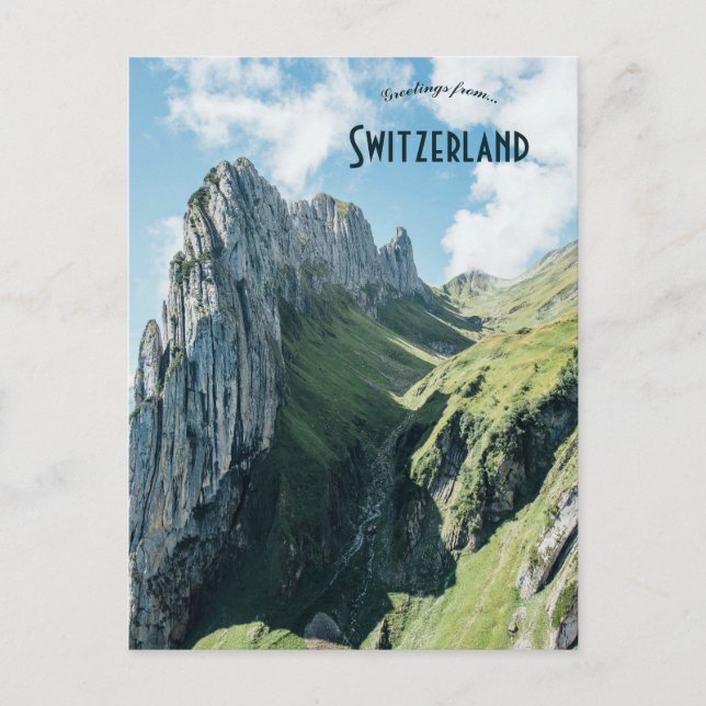 Carte Postale Saxer Lücke Rüte Suisse (Devant)