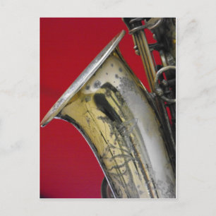 Carte Postale Saxophone