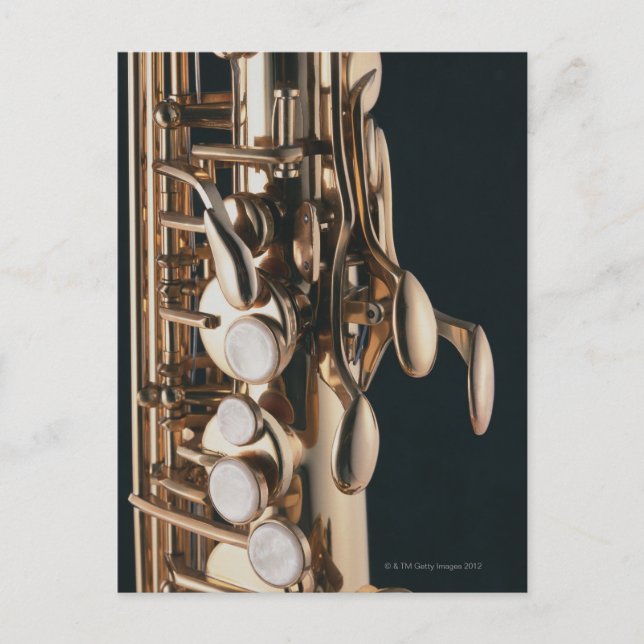 Carte Postale Saxophone 5 (Devant)