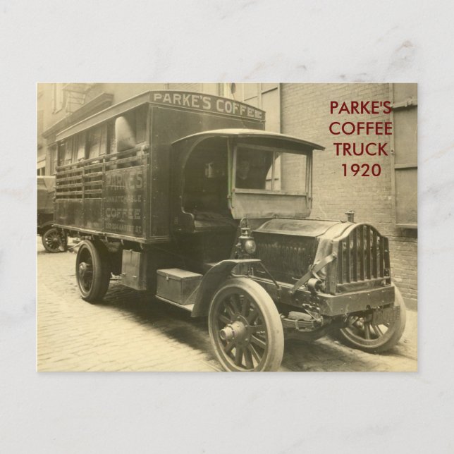 Carte Postale scan0009, PARKE'S COFFEE1920 (Devant)