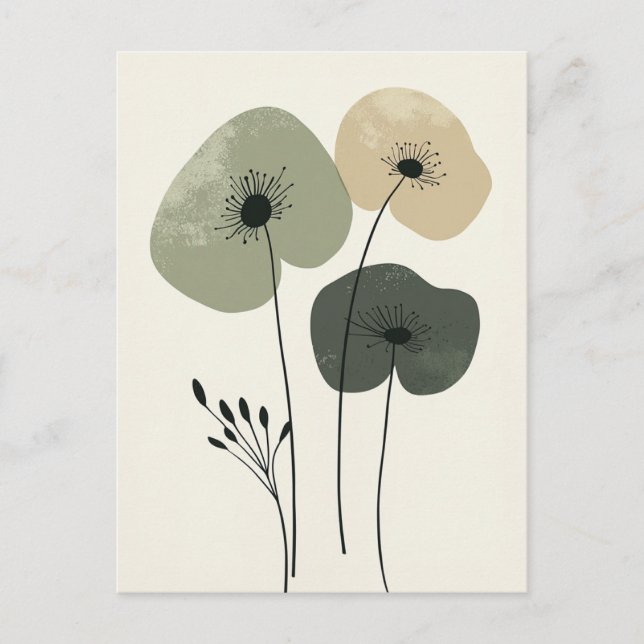 Carte Postale Scandi Bloom No.282 (Devant)