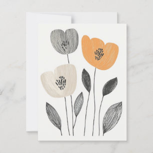 Carte Postale Scandi Bloom No.295