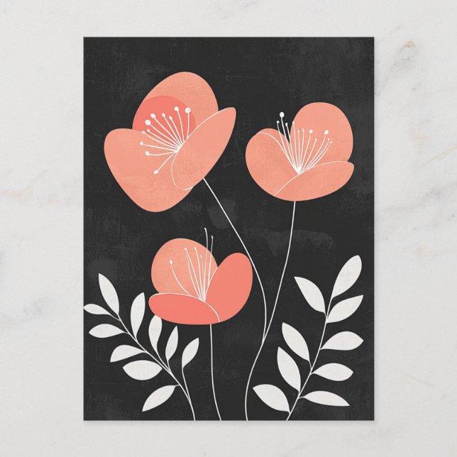 Carte Postale Scandi Bloom No.319 (Devant)