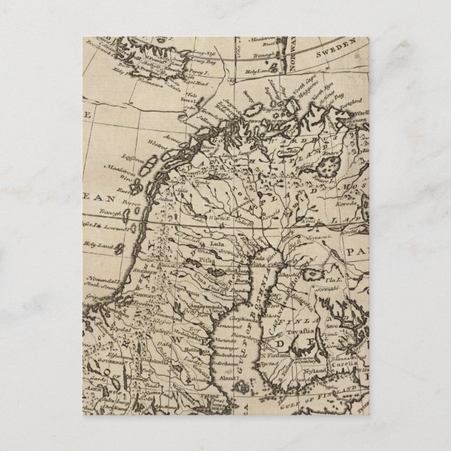 Carte Postale Scandinavie 4 (Devant)