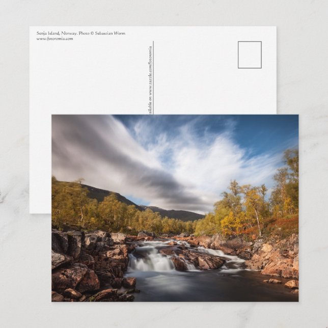 Carte Postale Scandinavie Paysage photo (Devant / Derrière)