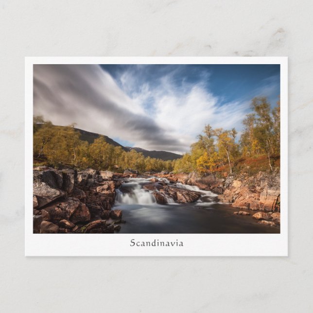 Carte Postale Scandinavie Paysage photo (Devant)