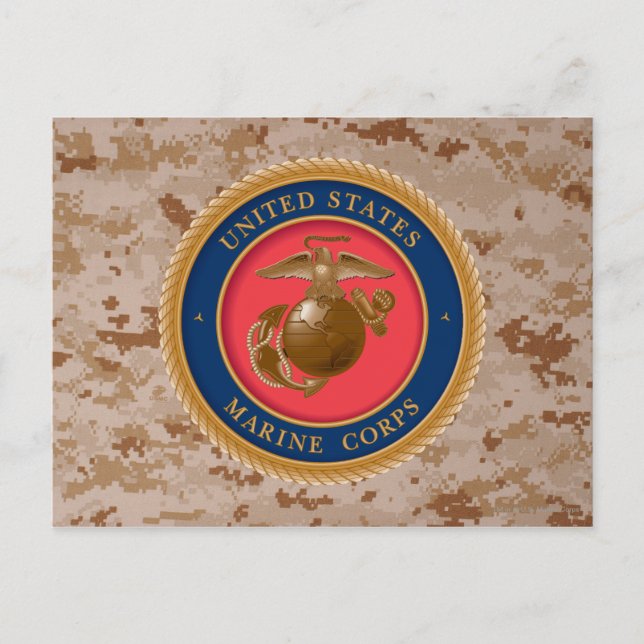 Carte Postale Sceau 2 du Marine Corps (Devant)