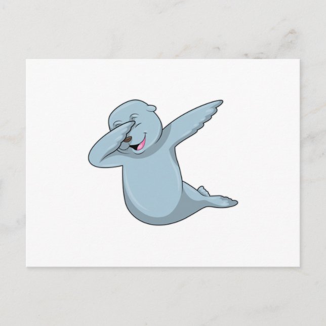 Carte Postale Sceau chez Hip hop Dance Dab (Devant)