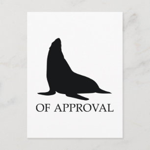 Carte Postale Sceau D'Approbation